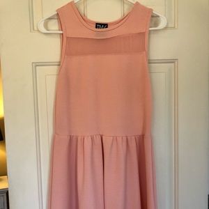Pink sleeveless dress